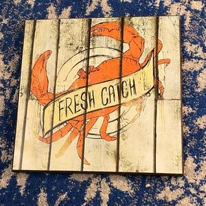 Fresh Catch Crab Wall Art